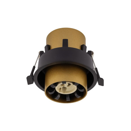 Lampa spot podtynkowa Mono Slide czarny / złoty Nowodvorski