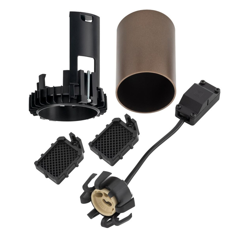 Lampa spot podtynkowa Mono Slide Trimless czekoladowa Nowodvorski