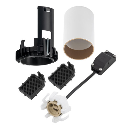 Lampa spot podtynkowa Mono Slide Trimless biały / złoty Nowodvorski