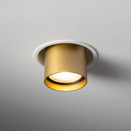 Lampa spot podtynkowa Mono Slide złoty / biały Nowodvorski