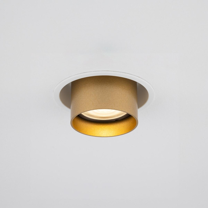 Lampa spot podtynkowa Mono Slide złoty / biały Nowodvorski