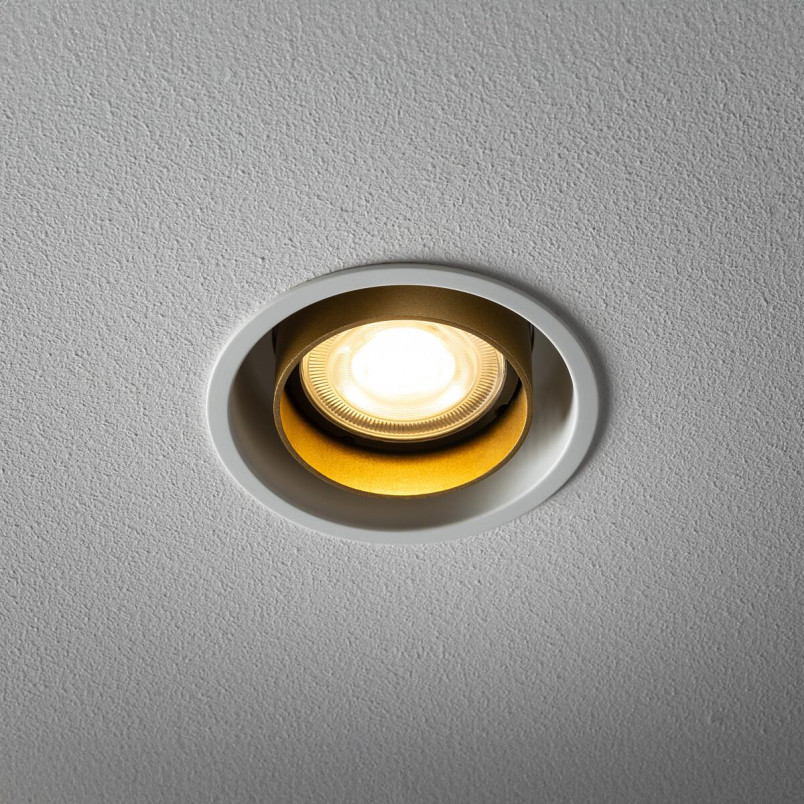 Lampa spot podtynkowa Mono Slide złoty / biały Nowodvorski