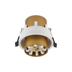 Lampa spot podtynkowa Mono Slide złoty / biały Nowodvorski