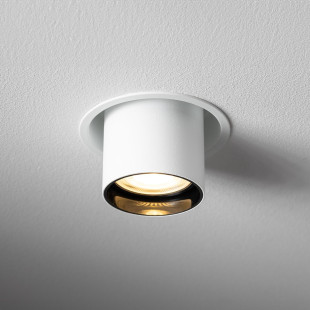 Lampa spot podtynkowa Mono Slide biały / biały / czarny Nowodvorski