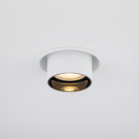 Lampa spot podtynkowa Mono Slide biały / biały / czarny Nowodvorski