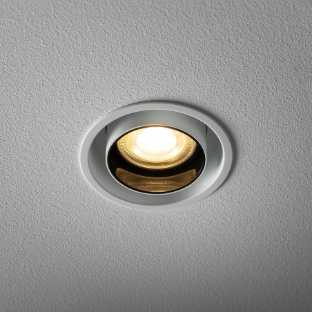 Lampa spot podtynkowa Mono Slide biały / biały / czarny Nowodvorski