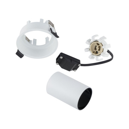 Lampa spot podtynkowa Mono Slide biały / biały / czarny Nowodvorski