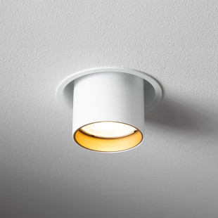 Lampa spot podtynkowa Mono Slide biały / biały / złoty Nowodvorski