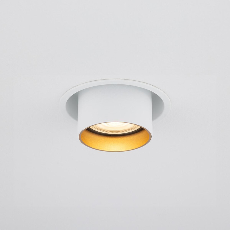 Lampa spot podtynkowa Mono Slide biały / biały / złoty Nowodvorski