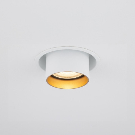 Lampa spot podtynkowa Mono Slide biały / biały / złoty Nowodvorski