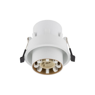 Lampa spot podtynkowa Mono Slide biały / biały / złoty Nowodvorski