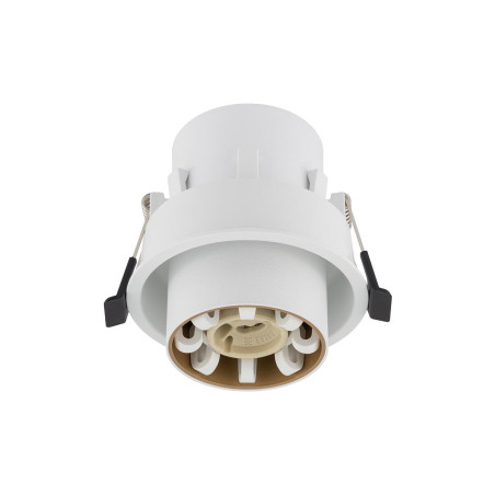 Lampa spot podtynkowa Mono Slide biały / biały / złoty Nowodvorski