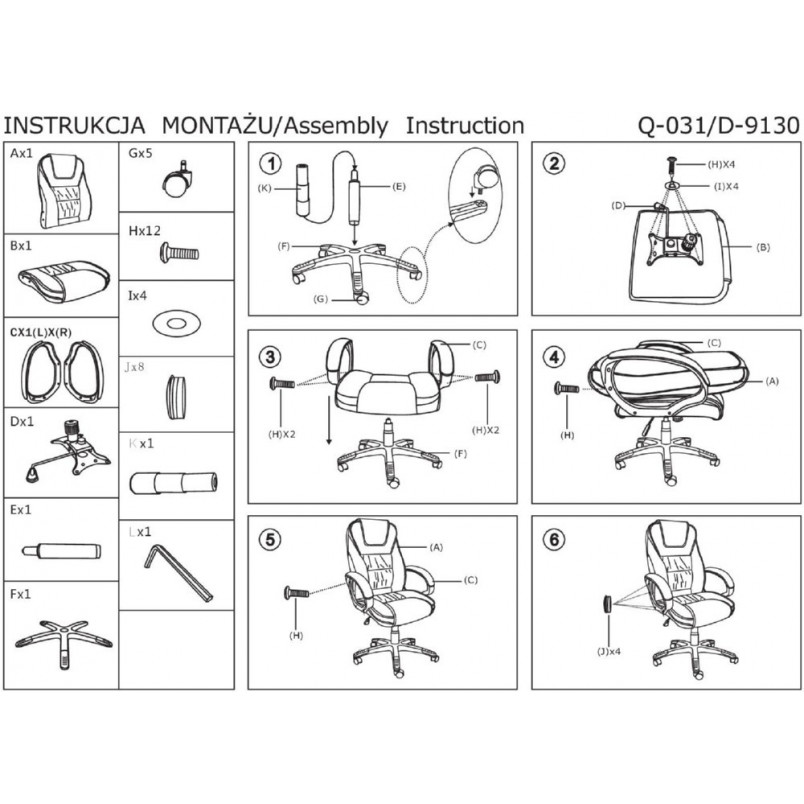 Fotel biurowy Signal Q-031 czarny - Komfort i ergonomia