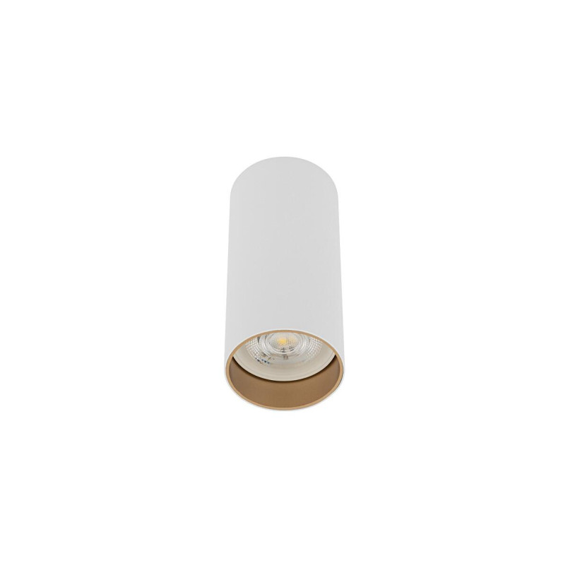Lampa spot tuba Mono 5,5cm H12cm biały / złoty Nowodvorski