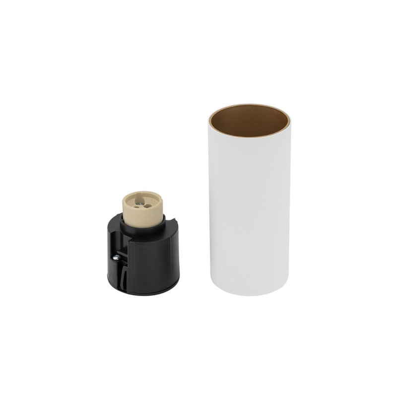 Lampa spot tuba Mono 5,5cm H12cm biały / złoty Nowodvorski