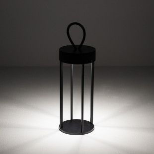 Lampa ogrodowa przenośna - latarnia nowoczesna Nala IP54 LED 3000K czarna Nowodvorski