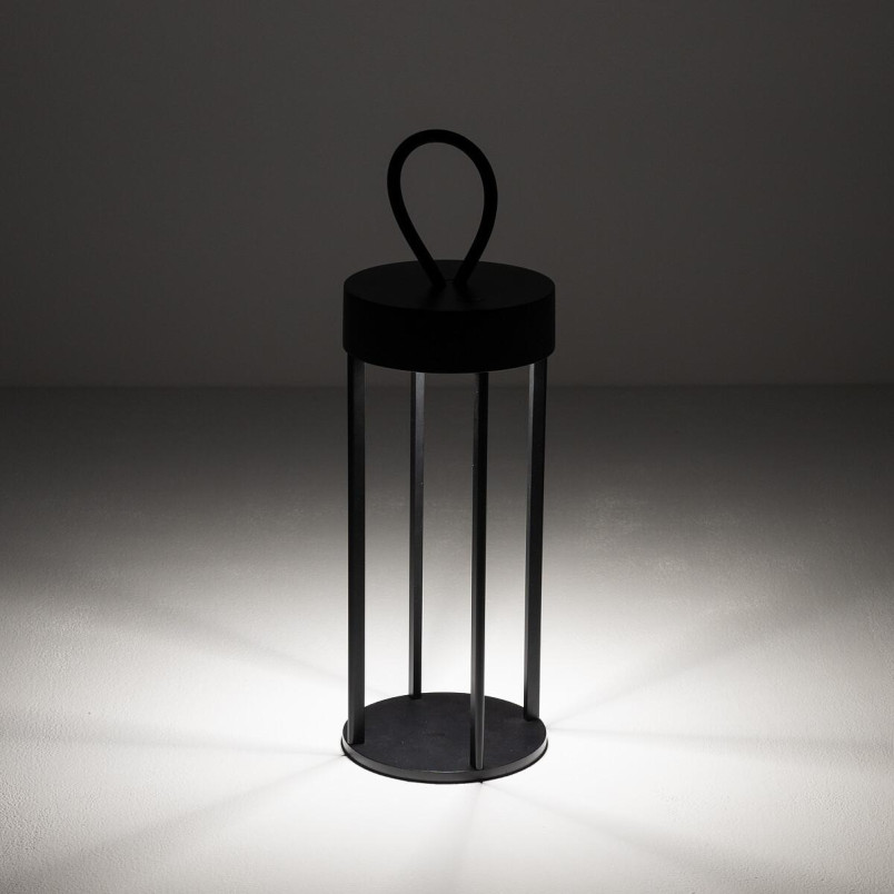 Lampa ogrodowa przenośna - latarnia nowoczesna Nala IP54 LED 3000K czarna Nowodvorski