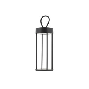 Lampa ogrodowa przenośna - latarnia nowoczesna Nala IP54 LED 3000K czarna Nowodvorski