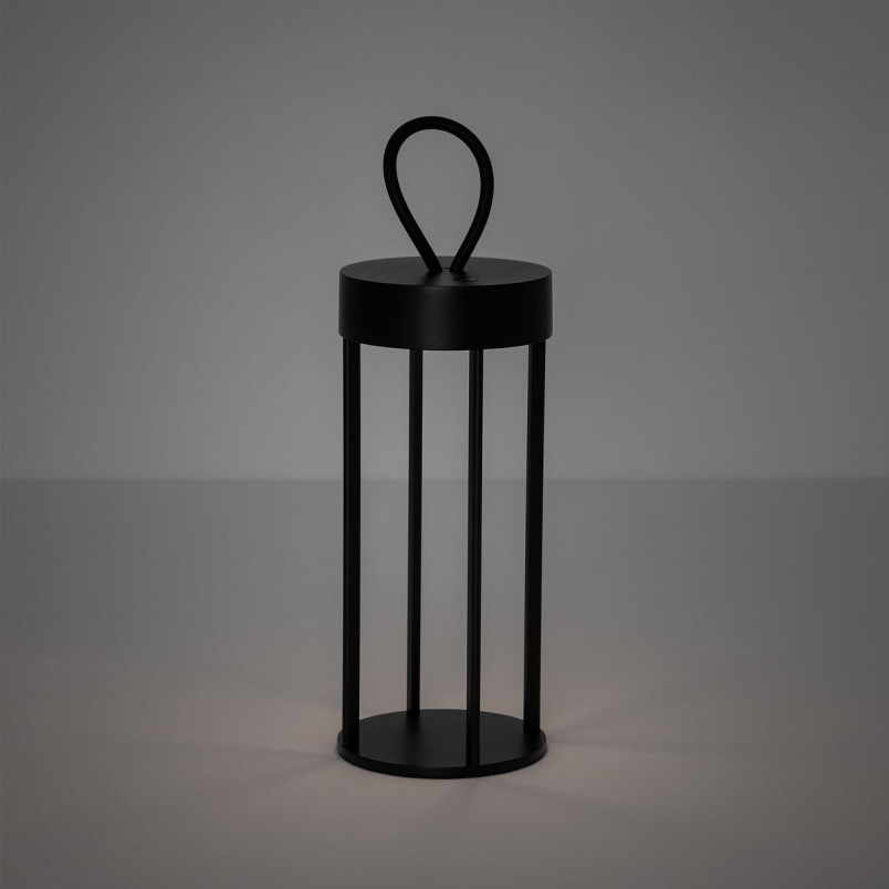 Lampa ogrodowa przenośna - latarnia nowoczesna Nala IP54 LED 3000K czarna Nowodvorski
