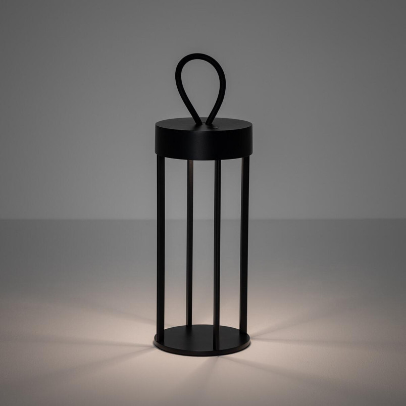 Lampa ogrodowa przenośna - latarnia nowoczesna Nala IP54 LED 3000K czarna Nowodvorski