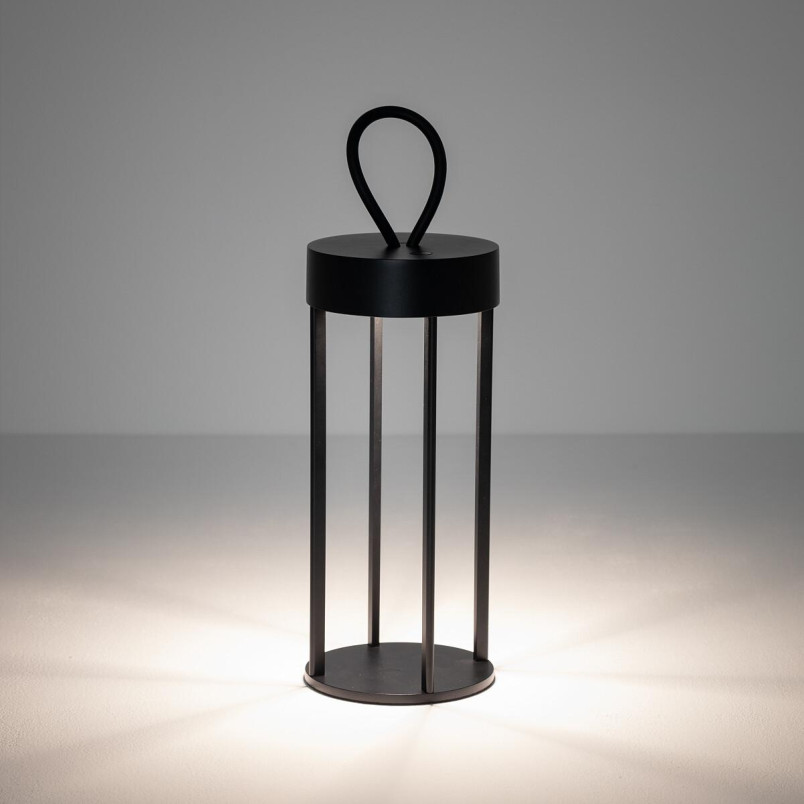 Lampa ogrodowa przenośna - latarnia nowoczesna Nala IP54 LED 3000K czarna Nowodvorski