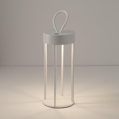 Lampa ogrodowa przenośna - latarnia nowoczesna Nala IP54 LED 3000K biała Nowodvorski
