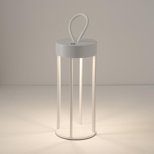 Lampa ogrodowa przenośna - latarnia nowoczesna Nala IP54 LED 3000K biała Nowodvorski