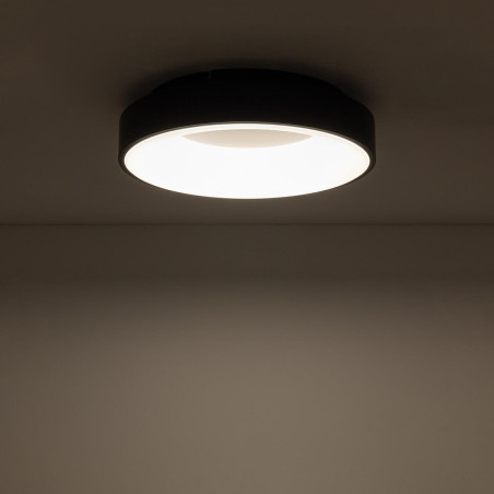 Plafon okrągły modern Nikki 38cm LED 32W 3000K czarny Nowodvorski