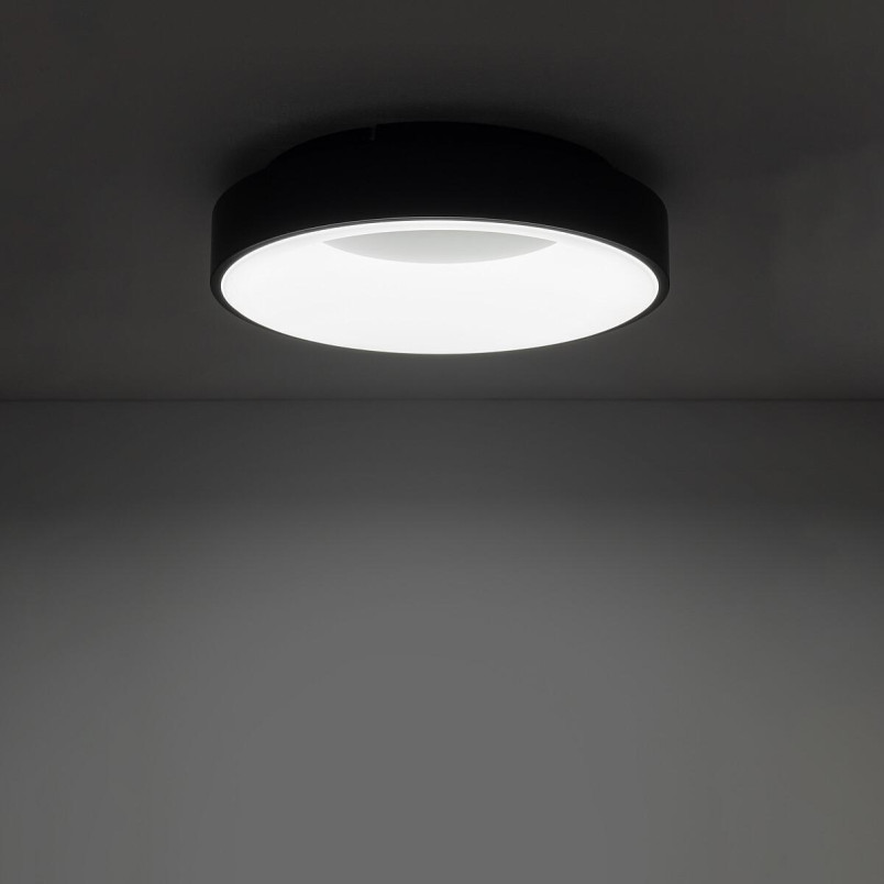 Plafon okrągły modern Nikki 38cm LED 32W 4000K czarny Nowodvorski