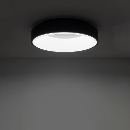 Plafon okrągły modern Nikki 38cm LED 32W 4000K czarny Nowodvorski