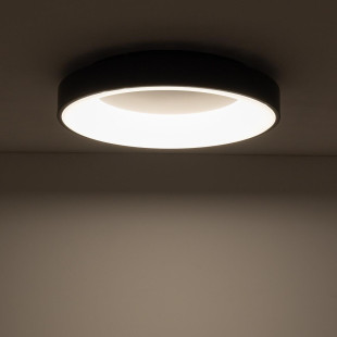 Plafon okrągły modern Nikki 48cm LED 48W 3000K czarny Nowodvorski