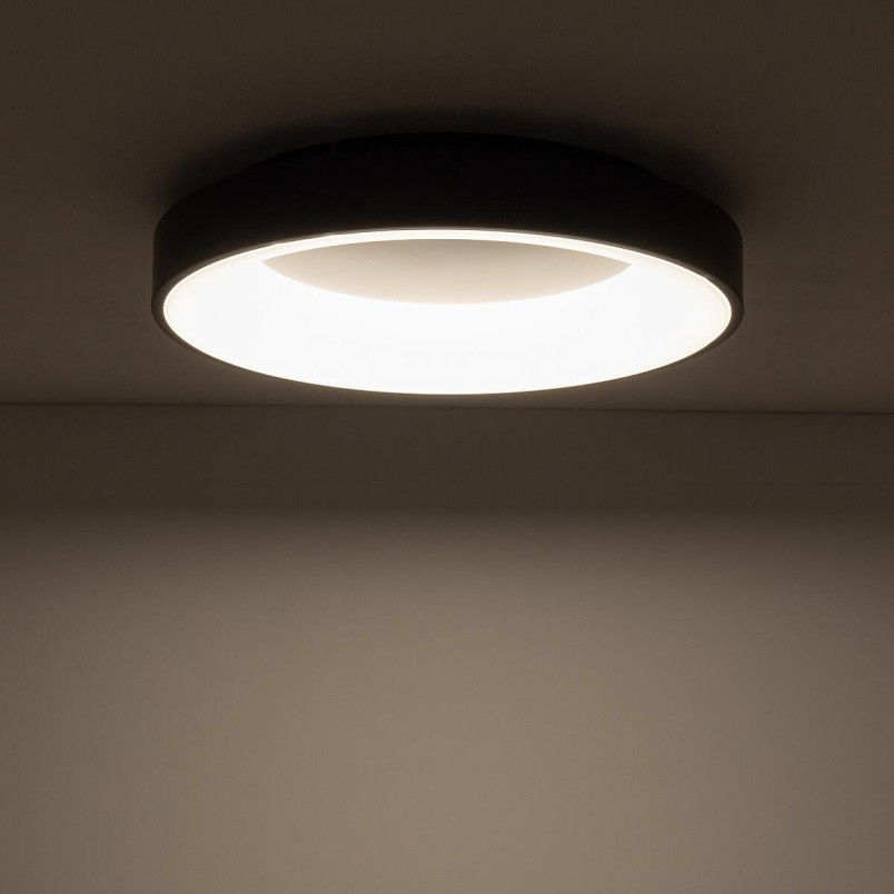 Plafon okrągły modern Nikki 48cm LED 48W 3000K czarny Nowodvorski