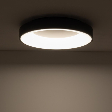 Plafon okrągły modern Nikki 48cm LED 48W 3000K czarny Nowodvorski