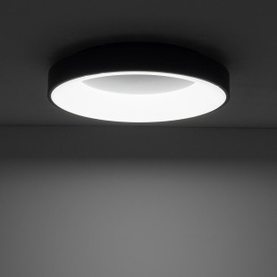 Plafon okrągły modern Nikki 48cm LED 48W 4000K czarny Nowodvorski