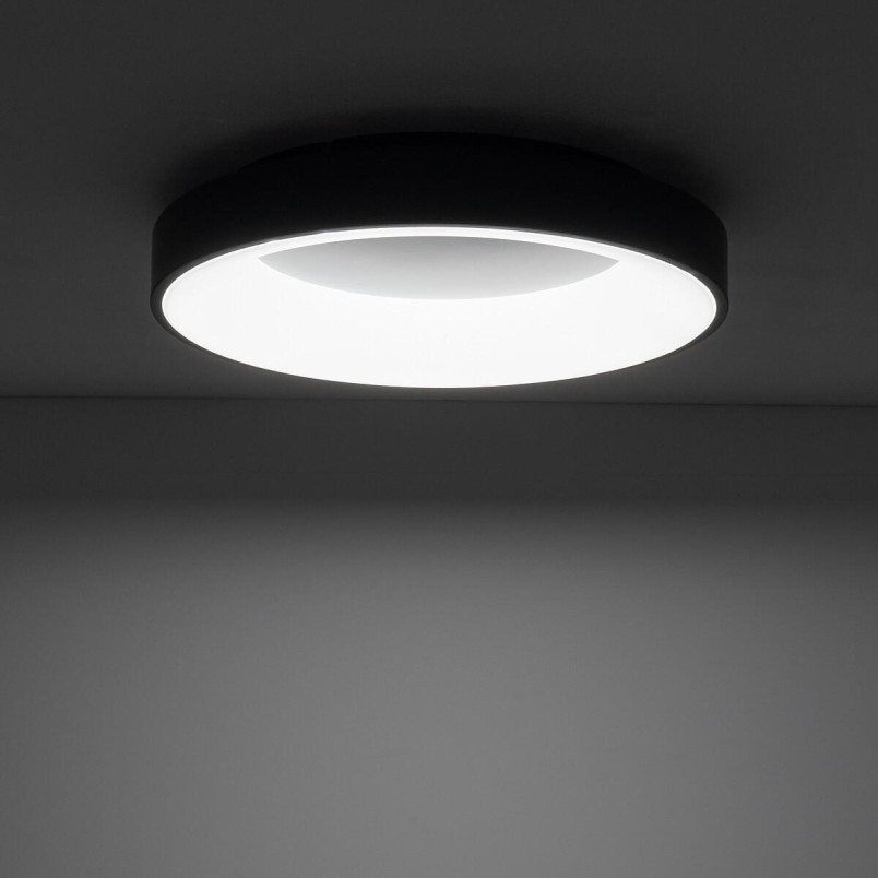 Plafon okrągły modern Nikki 48cm LED 48W 4000K czarny Nowodvorski
