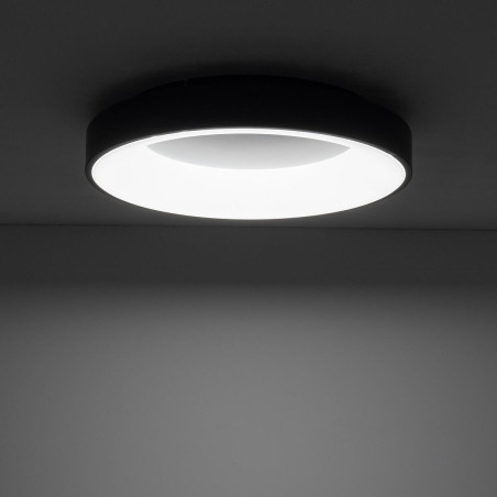 Plafon okrągły modern Nikki 48cm LED 48W 4000K czarny Nowodvorski