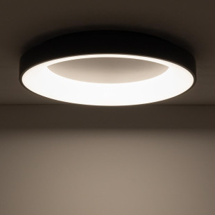 Plafon okrągły modern Nikki 60cm LED 60W 3000K czarny Nowodvorski