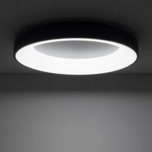 Plafon okrągły modern Nikki 60cm LED 60W 4000K czarny Nowodvorski