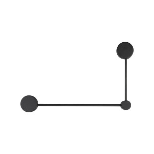 Kinkiet dekoracyjny Orbit II B czarny Nowodvorski