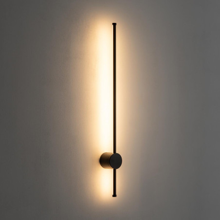 Kinkiet pionowy / poziomy minimalistyczny Orla 97cm LED 3000K czarny Nowodvorski