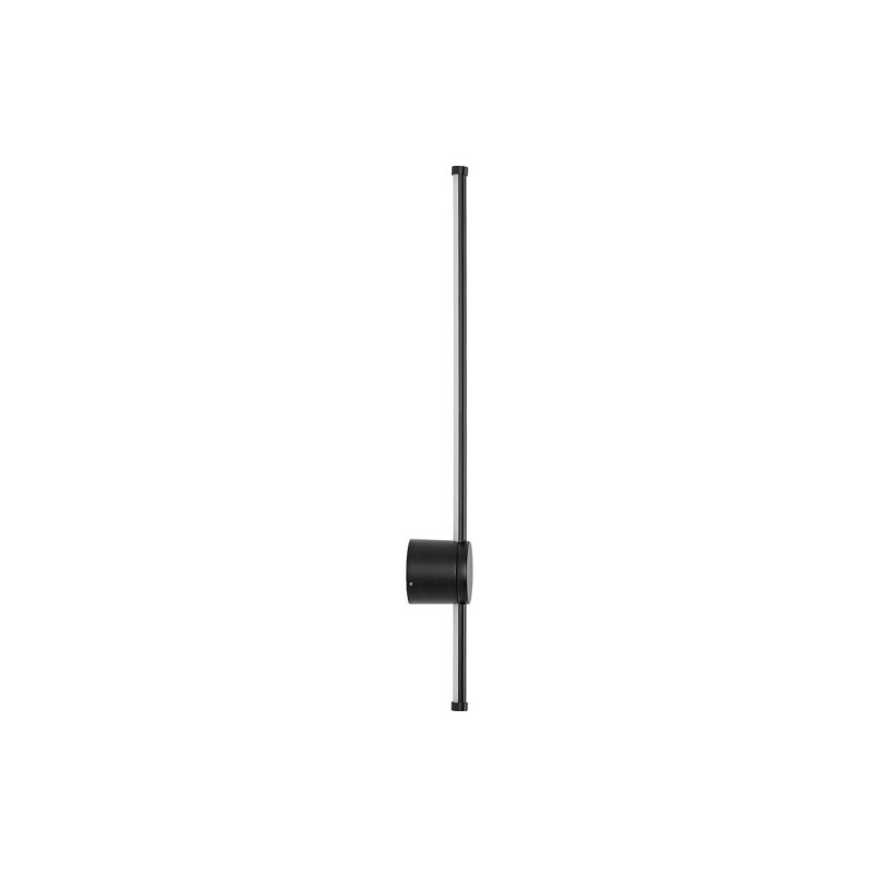 Kinkiet pionowy / poziomy minimalistyczny Orla 65cm LED 3000K czarny Nowodvorski
