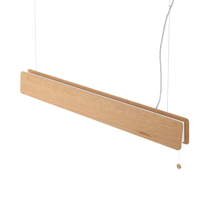 Lampa wisząca dębowa z włącznikiem sznurkowym Oslo 98cm Nowodvorski