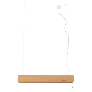 Lampa wisząca dębowa z włącznikiem sznurkowym Oslo 98cm Nowodvorski