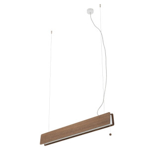 Lampa wisząca dębowa z włącznikiem sznurkowym Oslo 98cm dąb dymiony Nowodvorski