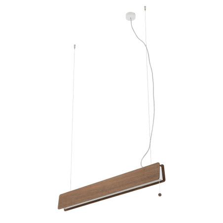 Lampa wisząca dębowa z włącznikiem sznurkowym Oslo 98cm dąb dymiony Nowodvorski