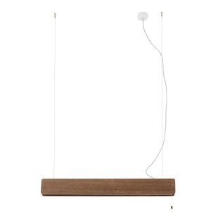 Lampa wisząca dębowa z włącznikiem sznurkowym Oslo 98cm dąb dymiony Nowodvorski