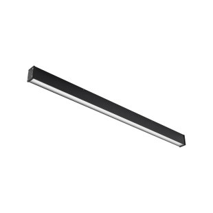Plafon podłużny do łazienki Outline LED 300K 150x9cm czarny Nowodvorski