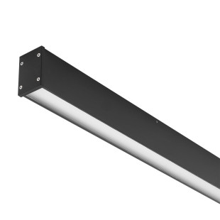 Plafon podłużny do łazienki Outline LED 300K 150x9cm czarny Nowodvorski