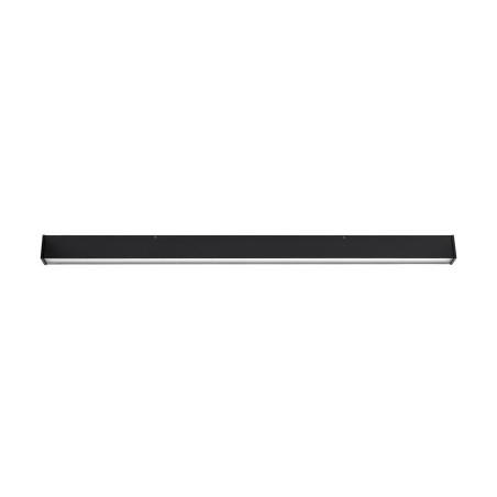Plafon podłużny do łazienki Outline LED 300K 150x9cm czarny Nowodvorski