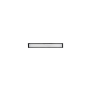 Plafon podłużny do łazienki Outline LED 300K 50x9cm czarny Nowodvorski